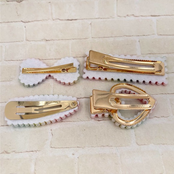 Rainbow Hair Clip Set Alligator Clip Hair Accessories - Picture 6 of 6